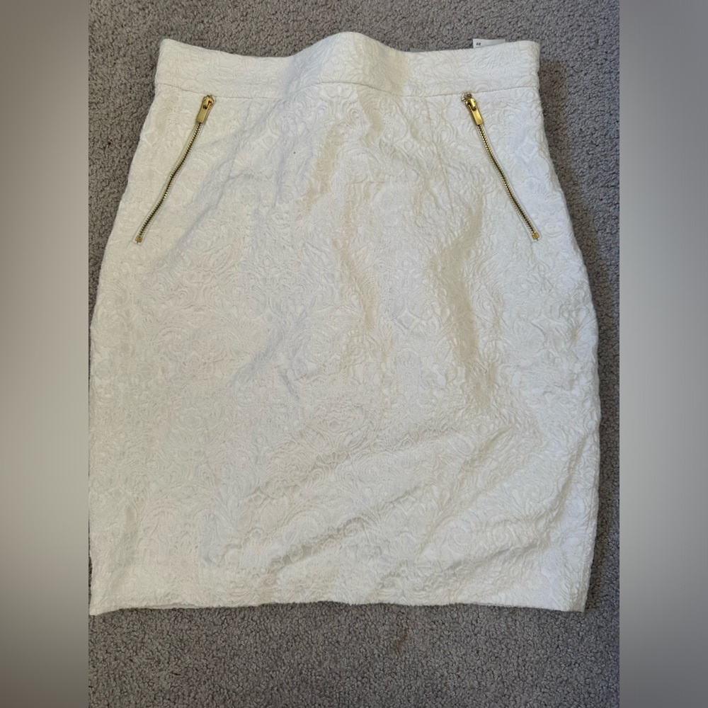 White H&M skirt